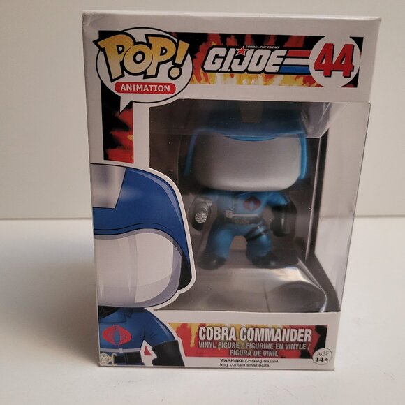 Funko Pop Animation G.I. Joe Cobra Commander 44 Vinyl Toy Figure - Picture 1 of 8